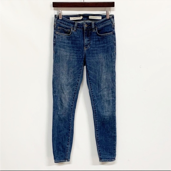 Anthropologie Hi-Rise Denim Leggings Size 26 - Picture 2 of 6